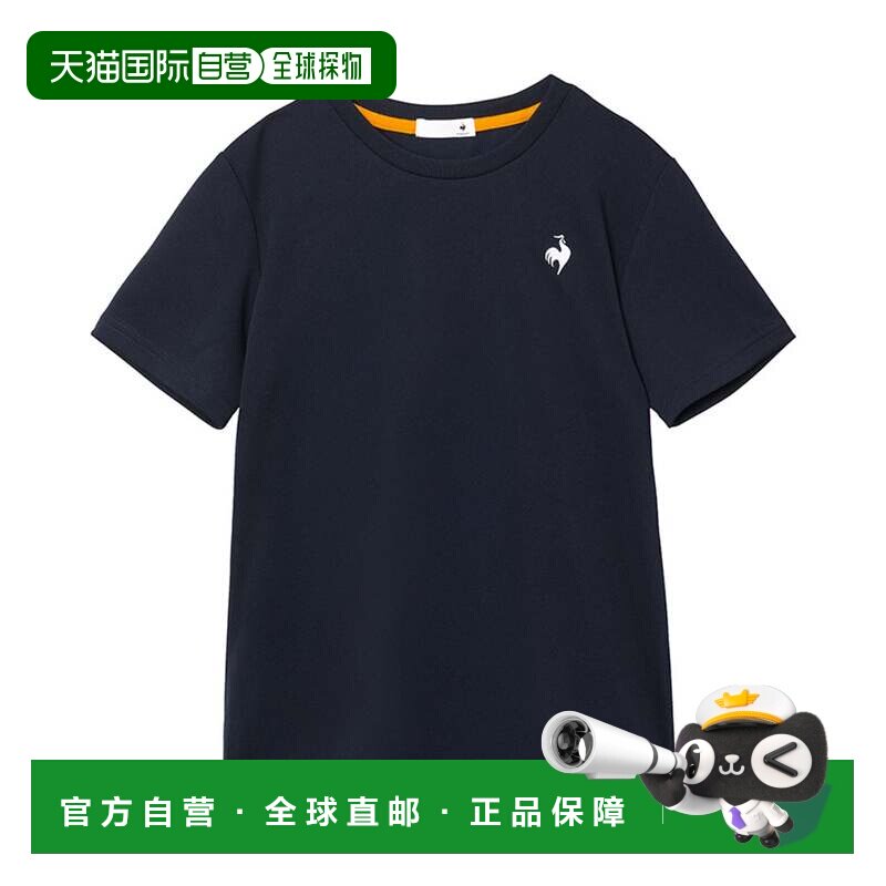 日本直邮le coq sportif 再生涤纶短袖T恤速干运动服跑步
