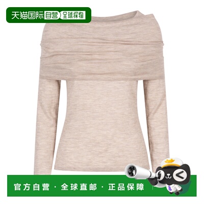 香港直邮MAX MARA 女士T恤 MXMFARETRA002 SS2026 卡其色 LIGHTWE