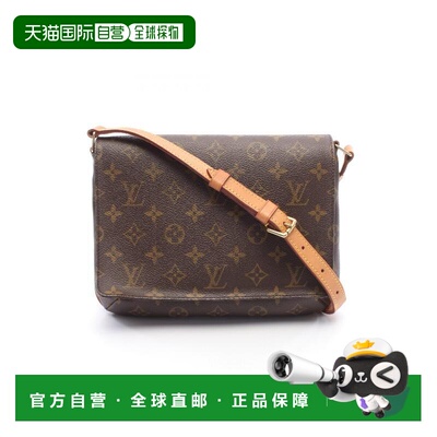 日本直邮中古LV路易威登女包B级9新Musette Tango Short王菲包单