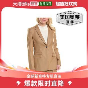 羊毛西装 Juicylara2 外套 棕色 直发 Hugo 美国奥莱 Boss