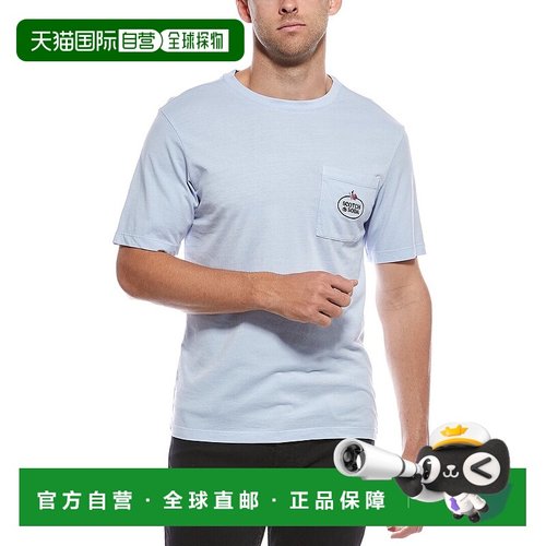 自营Scotch & Soda Garment-Dyed Pocket T-Shirt - blue 美国奥