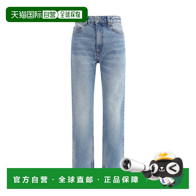 1h可退 香港直邮25FW 腰带环牛仔裤 Women直筒裤烟管裤,女装/女士精品,牛仔裤,淘宝优惠券,粉丝福利购,淘宝优惠卷
