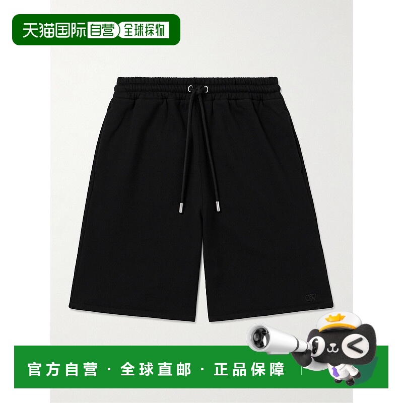 1h可退 香港直邮潮奢 Off-white 男士 logo图案短裤 OMCI013C99FL