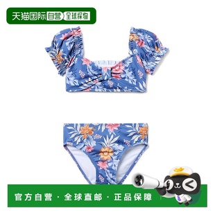 蓝色 jack珍妮和杰克回收热带花卉甜心2件泳衣 美 and 自营janie