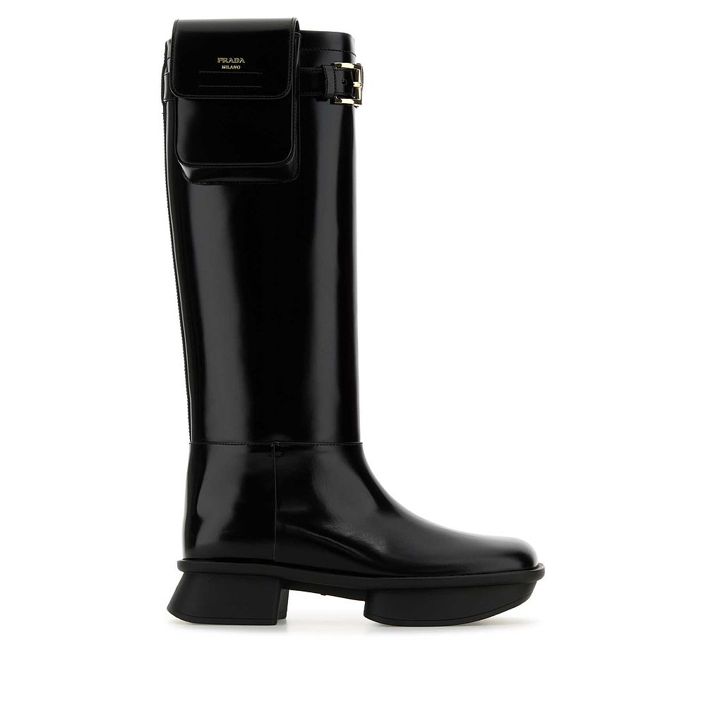 PRADA 女士靴子 1W983NFD040055F0002 AW2025 黑色