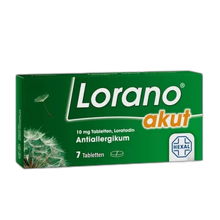 欧洲直邮Hexal赫素氯雷他定抗敏药片7片花粉荨麻疹缓解皮肤瘙痒