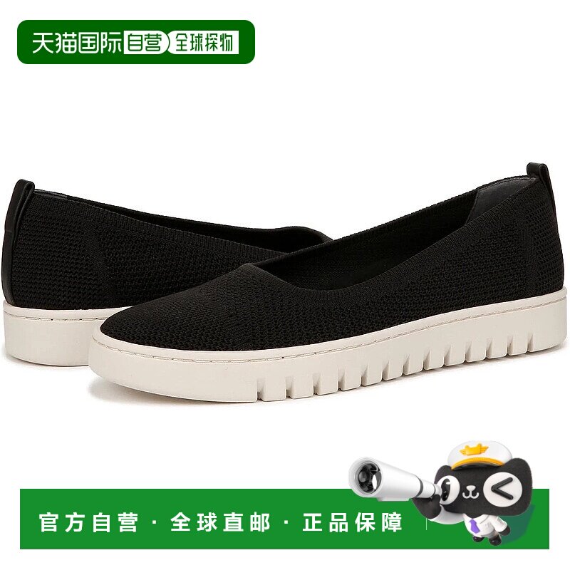 自营Vionic Uptown Knit Skimmer Flat Women's Black Round Toe