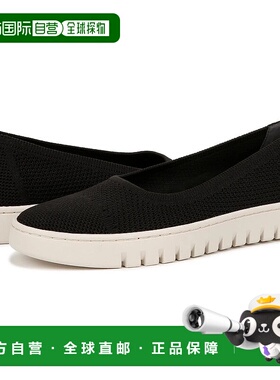 自营Vionic Uptown Knit Skimmer Flat Women's Black Round Toe