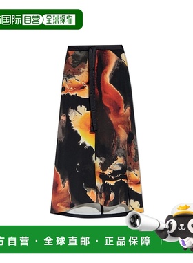 香港直邮Y-3 女士半身裙 KA69590BLACKMULTCO AW2025 黑色 Printe