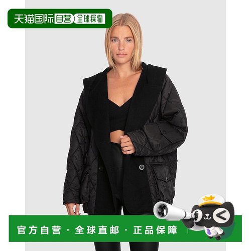 自营 belle & bloomOnly You绗缝实用夹克-黑色 美国奥莱直发