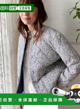 自营欧洲直邮Bonpoint小樱桃 Lise-Marie女士绗缝棉质Liberty印花