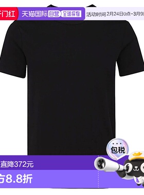 1h可退 香港直邮Tom Ford 汤姆 福特 男士 黑色棉质T恤 T4M081040