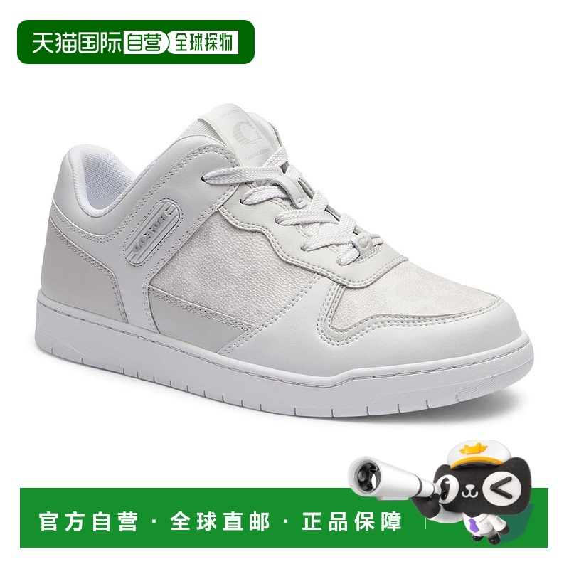【美国直邮】COACH|C201 签名款进口运动鞋低帮蔻驰女士鞋