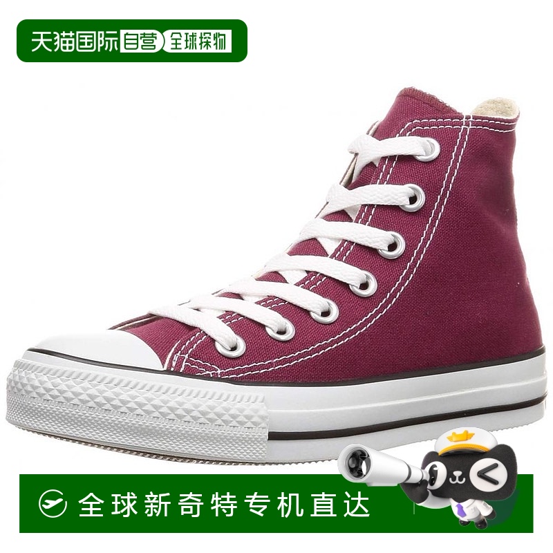 【日本直邮】匡威 帆布运动鞋 全明星 HI 经典款 酒红色 24cm