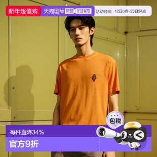 1h可退 香港直邮Marcelo Burlon 马克 布隆 男士 徽标短袖T恤 CMA