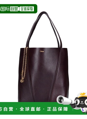 1h可退 香港直邮Chloe 蔻依 女士 Chloe Bags 棕色托特包 C25SS81