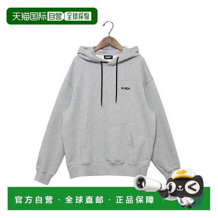 日本直邮NERDY 布伦克logo连帽卫衣 [NE8621EU000724] 混色灰
