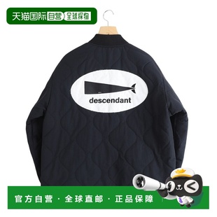 背面刺绣贴片设 宽松中棉绗缝夹克 1h可退 日本直邮DESCENDANT男装