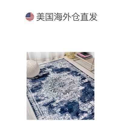 jonathan yAlhambra Ornate Medallion Modern Area 地毯 - 海军/