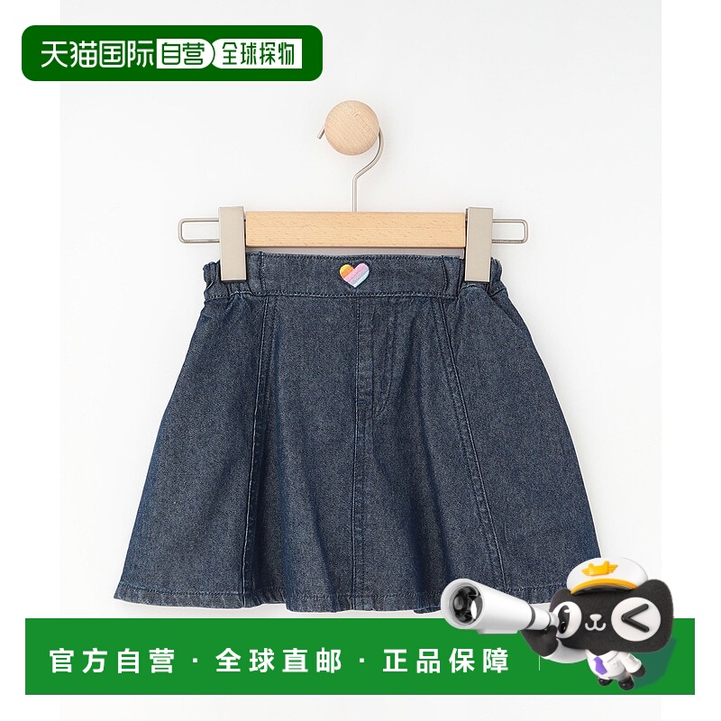 1h可退 日本直邮SHOO・LA・RUE 女童 牛仔A字裙 校园风 内里短裤设