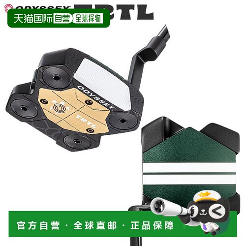 日本直邮Odyssey TRTL CH TURTLE STROKE LAB 推杆 90 BLACK 钢杆