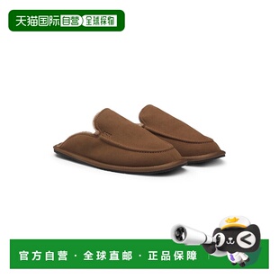 自营 boss橡胶底细纤维拖鞋-深棕色 美国奥莱直发