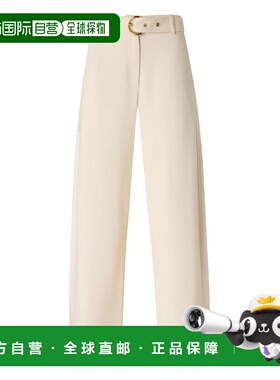 香港直邮PINKO 女士休闲裤 106492A2W6C00 SS2026 白色 LEXY