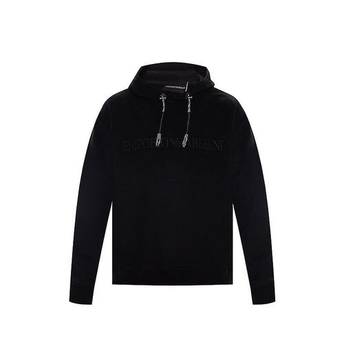 香港直邮Armani阿玛尼男士连帽卫衣经典logo套头长袖3K1MG2NXQZ