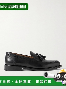 香港直邮Mr P. 男士 Olie 流苏皮质乐福鞋 MPF251015BLACK