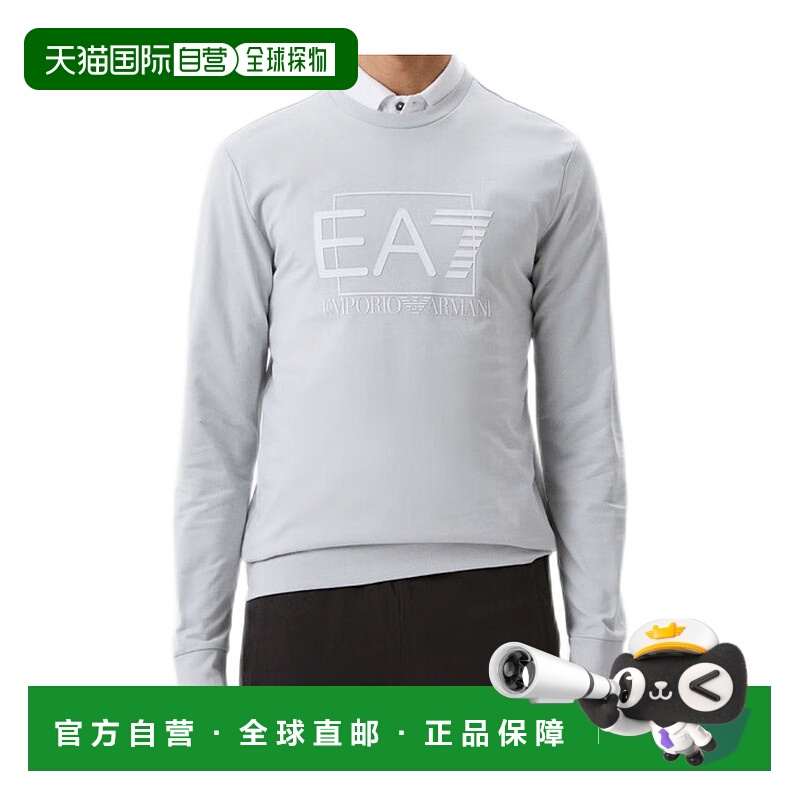 香港直邮EA7 Emporio Armani 徽标圆领卫衣 3RPM60 PJ05Z