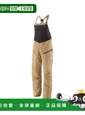 自营欧洲直邮Patagonia Snowdrifter女士桨棕色聚酯纤维工装背带