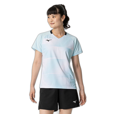 日本直邮MIZUNO 比赛衬衫球拍运动女式比赛服 62JAB20318