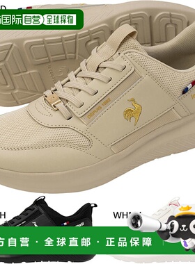 日本直邮Le coq sportif 女士 LCS MARNE 3E 宽 系带低帮 米色 运