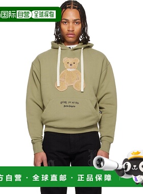 1h可退 香港直邮潮奢 Palm Angels 棕榈天使 男士 绿色 Bear In M