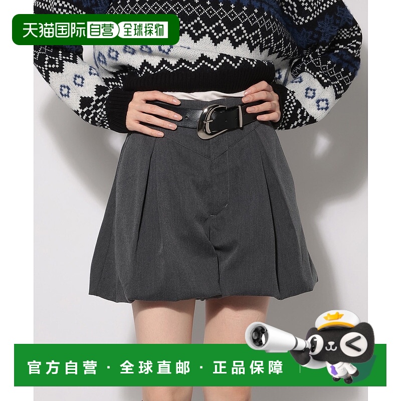 1h可退 日本直邮PAGEBOY 女装 高腰松紧腰 宽松 balloon 休闲短裤