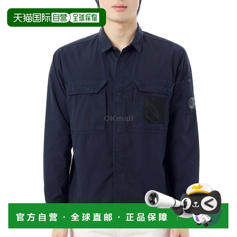 韩国直邮CP COMPANY 有机华达呢镜片衬衫 (18CMOS142A 110143G 88