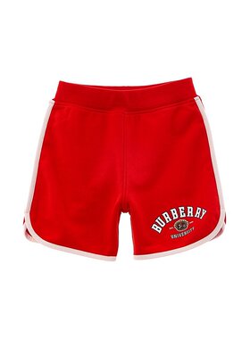 【美国奥莱】直发 Burberry Malcolm Varsity 短裤 - 红色