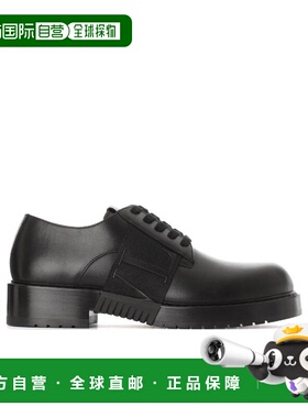 【99新未使用】香港直邮Valentino 黑色系带商务正装鞋 WY2S0E54P