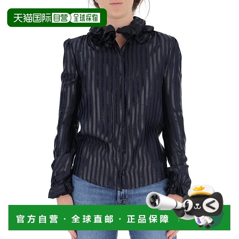 香港直邮SAINT LAURENT 女士衬衫 633387Y3B114000 SS2023