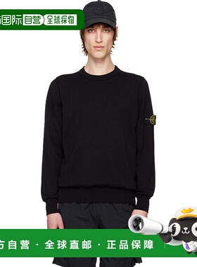 香港直邮Stone Island 石头岛 男士 黑色 Soft Organic Cotton Cr
