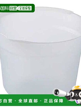 【日本直邮】TRUSCO内胆TPP3LY油漆桶用白色3L宽180mm长180mm10个