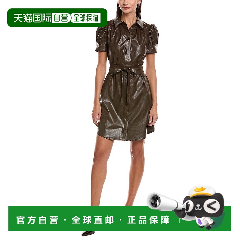 自营tyler boe Veronica Shirtdress - brown 美国奥莱直发