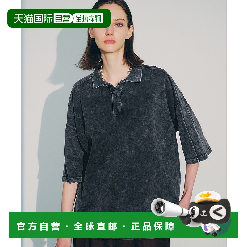 1h可退 日本直邮selle glant 男士女士通用雪洗鹿仔纹Polo衫 4503