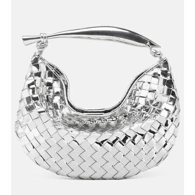 潮奢 Bottega Veneta 葆蝶家 女士 Sardine 编织镜面皮革手提包