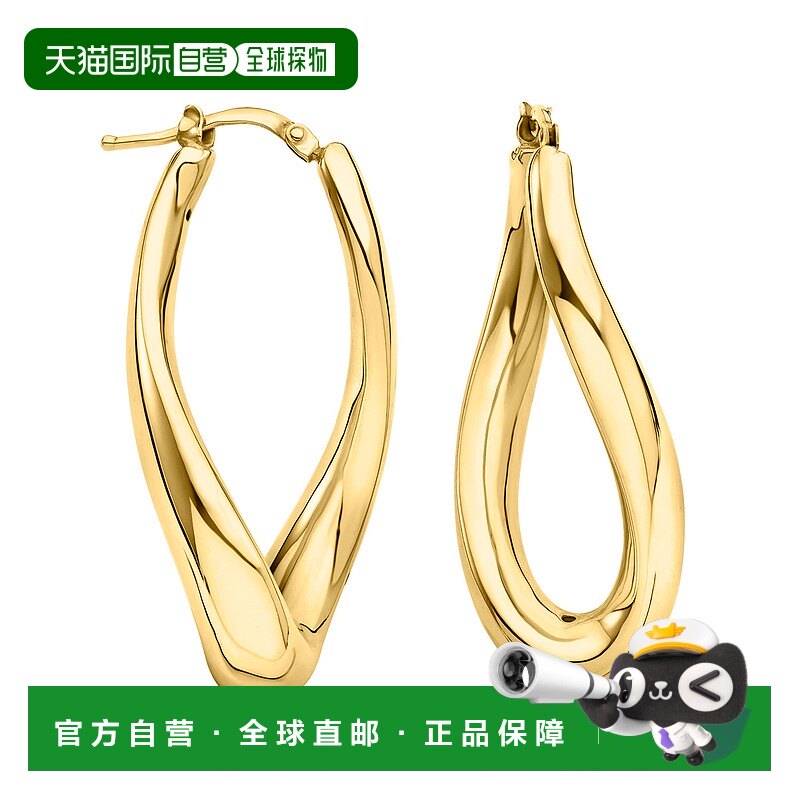 ��ɫ�� One Size ��Ӫ Ross-Simons ����� 14kt �ƽ�Ť����״���� - ��ɫ ������