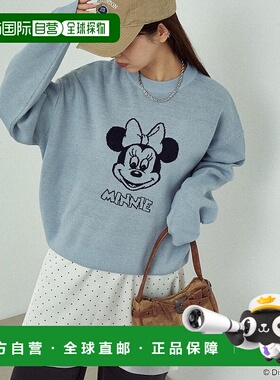 1h可退 日本直邮PUBLUX 女装 Minnie Mouse 迷你鼠双面 jacquard