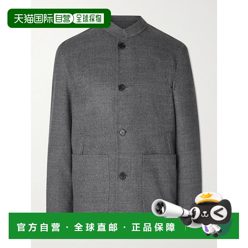 香港直邮Dunhill 登喜路 男士 可反穿羊毛混纺夹克 DU25FB050B001