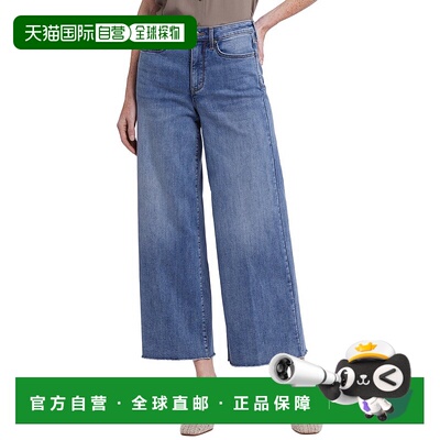 自营NYDJ Brodi Barcelona Breeze Wide leg Jean - multi 美国奥