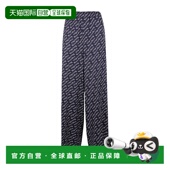 女士休闲裤 FE52PA0849S377 SS2024 香港直邮KENZO 黑色 弹性腰边