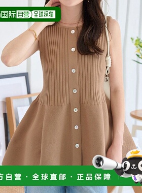 日本直邮KOBE LETTUCE 圆领无袖针织衫 [C7540]